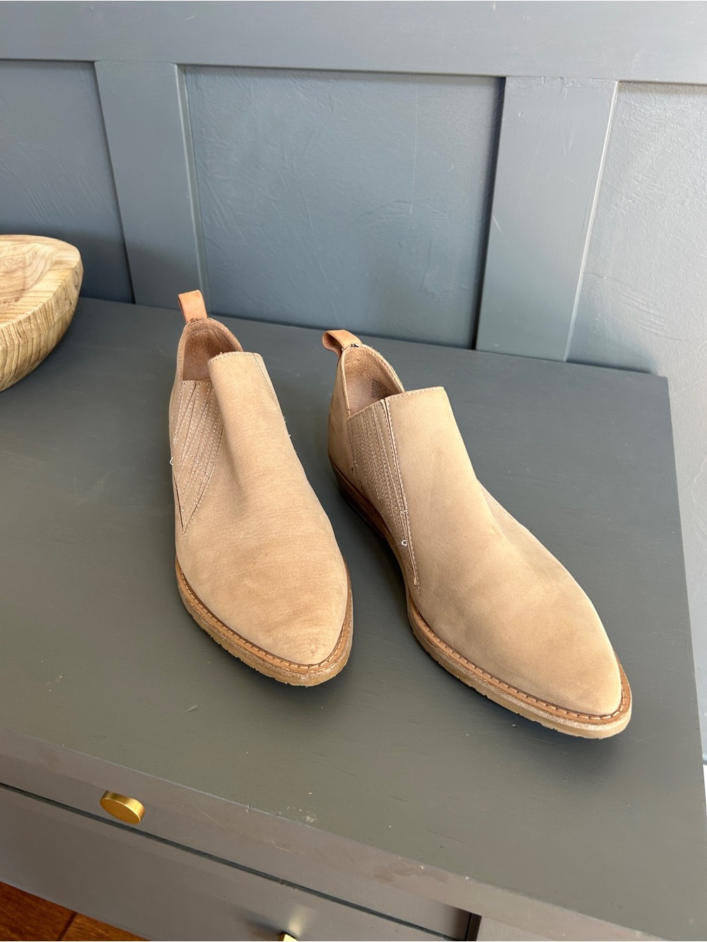 Gentle Soul’s Blyss Bootie in Light Tan